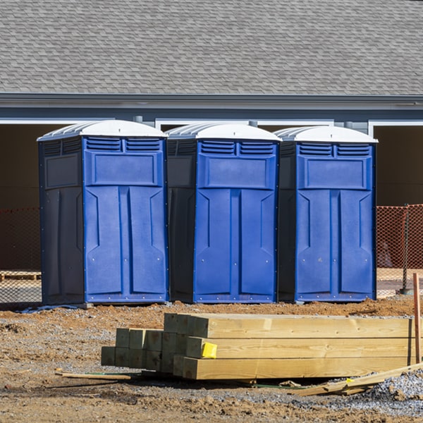 are there any restrictions on where i can place the porta potties during my rental period in Bath IL